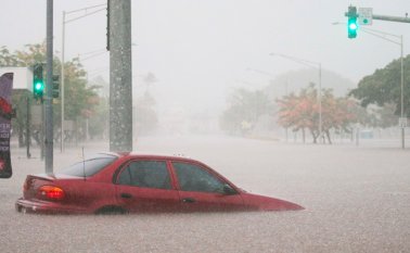 Hawaii registraba este jueves las primeras lluvias torrenciales previas a la llegada del feroz huracán al archipiélago. AFP