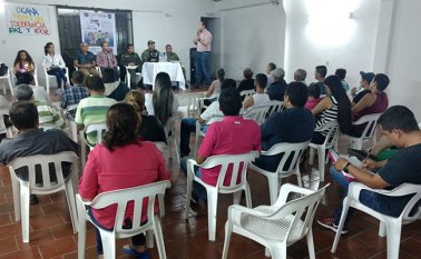 Participan Secretaría de Gobierno, Ejército Nacional, Policía Nacional, Gaula Militar y Asociación de Juntas de Acción Comunal (Asojuntas). Alcaldía de Ocaña