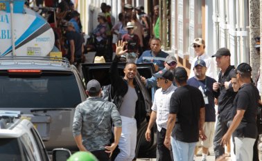 En abril, Will Smith estuvo en la ciudad amurallada grabando su película 'Gemini Man'. Colprensa