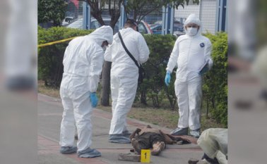 El cuerpo fue encontrado a las 7:00 de la mañana del sábado. Cristian Herrera