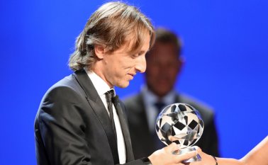 Luka Modric ganó la Liga de Campeones con el Real Madrid y fue finalista del Mundial con Croacia. AFP
