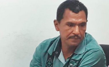 Jacob Guerrero Ramos, quien está acusado de haber rociado alcohol etílico y luego prendido fuego a su esposa. Colprensa