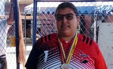 Cuatro medallas, tres de oro y una de bronce, logró la deportista en el último torneo nacional de mayores. Cortesía