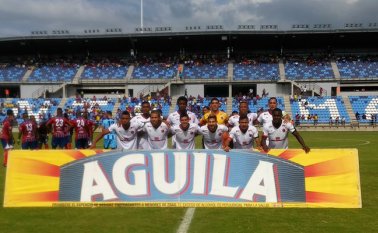 En el estadio Sierra Nevada en Santa Marta. Twitter