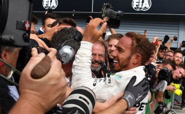 Lewis Hamilton tiene una ventaja sobre su principal rival Sebastian Vettel de 30 puntos. AFP