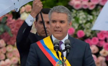 El presidente Iván Duque logró elegirse con el apoyo de la mayoría de partidos, pero ese respaldo no se tradujo en una coalición amplia y fuerte en el Congreso que le haga más fácil la aprobación de su agenda legislativa. Archivo