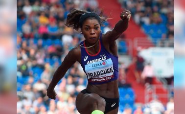 Caterine Ibargüen, 34 años de edad. AFP