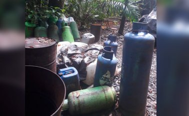 El operativo fue desarrollado en la vereda Puqui, en Tarazá, Antioquia. Colprensa