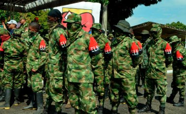 En el texto el grupo ilegal le pide al Gobierno que continúe con la palabra empeñada por el Estado de buscar una salida negociada al conflicto armado. Colprensa