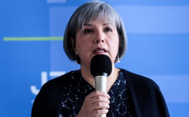 La presidente de la JEP, Patricia Linares. Colprensa