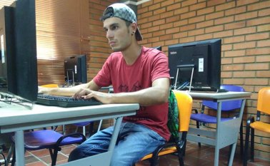 El estudiante David Manzano Carrascal creó ADACA. Cortesía