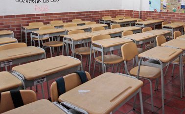 Los estudiantes fueron encontrados en un salón de clase.
Archivo