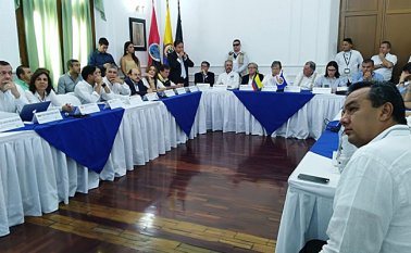 Reunión en el despacho del Gobernador de Norte de Santander. Cortesía