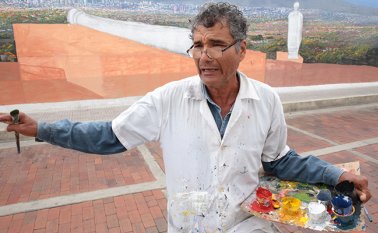 Cañizares tiene 51 años y toda una vida dedicada al arte. César Obando