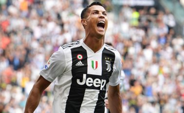 El portugués Cristiano Ronaldo, marcó un doblete con el Juventus tras no anotar en las tres primeras jornadas de la liga italiana. AFP
