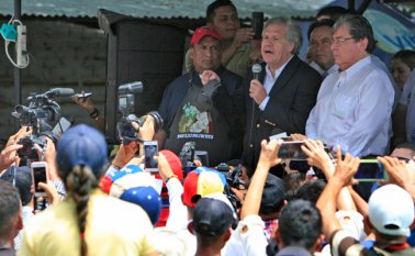 Luis Almagro, Secretario General de la OEA, no descartó la posibilidad del uso de la fuerza para “derrocar” al gobierno de Nicolás Maduro, justificándola por el sufrimiento del pueblo venezolano. Archivo