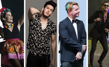 Artistas más destacados del año. Colprensa