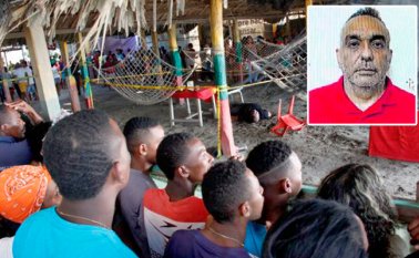 El capturado era buscado por los delitos de homicidio calificado en modalidad de sicariato, homicidio internacional, asociación para delinquir y robo de vehículo. A esto ahora se le suma el
delito de fuga de presos. Cortesía