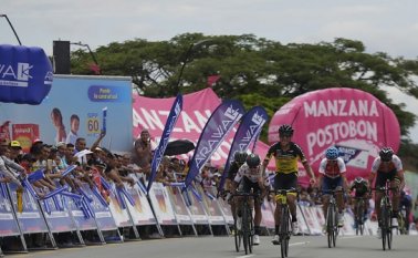 Actividad de la segunda etapa del Clásico RCN 2018 que se cumplió entre Cali y Armenia. Colprensa