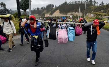 Según la ONU, más de 1,6 millones de venezolanos han abandonado el país después de 2015, debido a la crisis. Archivo