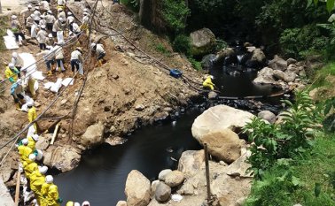 El oleoducto no estaba en bombeo desde el 25 de agosto. Cortesía