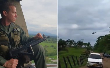 El mayor general Manuel Gregorio Bernal Martínez, comandante de la Región Estratégica de Defensa Integral (Redi) Los Andes es uno de los altos mandos que ha dirigido y supervisado el despliegue de las tropas en la frontera con Colombia. Tomada de Twitter