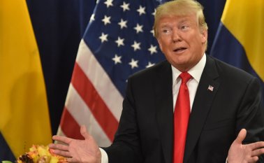 Donald Trump amenazó en referencia tácita a una posible intervención militar estadounidense. AFP