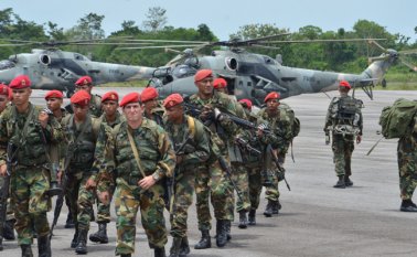 Ceballos precisó que "al mismo tiempo que combaten los ilícitos fronterizos, realizan operaciones de adiestramiento, despliegue y reacción ante cualquier intento por parte de alguna coalición de países". La Opinión