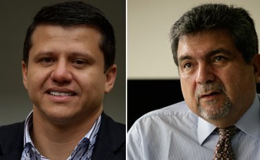 Bernardo ‘ñoño’ Elías y Plinio Olano. Colprensa