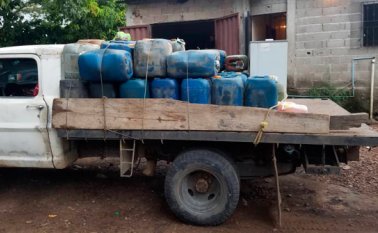 Combustible incautado. Cortesía