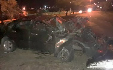 Este fue el vehículo accidentado. Cortesía