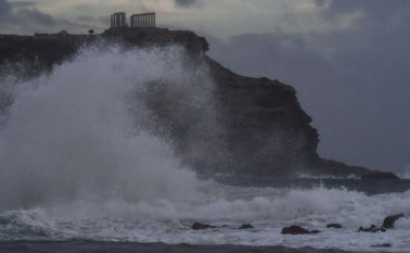 Cerca de la localidad de Oropos. AFP