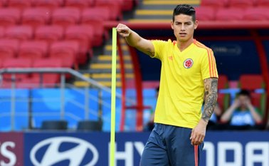 El regreso de James Rodríguez a la selección es una de las novedades de Colombia para los próximos partidos amistosos. Archivo