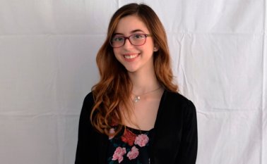 Tatiana Valentina Mora Rodríguez, estudiante de noveno grado, viajará el próximo año a Estados Unidos. Cortesía