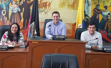 Nelly Patricia Santafé Andrade, José Leonardo Jácome Carrascal y Yilmar Gerardino Ramírez. Cortesía