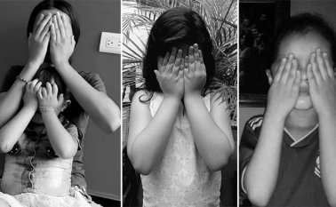 Fotos de niños, jóvenes y adultos con las manos sobre sus ojos buscan ser tendencia a nivel nacional en redes sociales. Cortesía