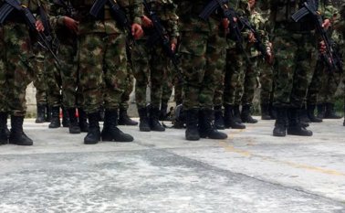 Las autoridades indicaron que los detenidos responden a los nombres de Jhon Jairo Beltrán Maldonado y James Toro Gutiérrez. Colprensa