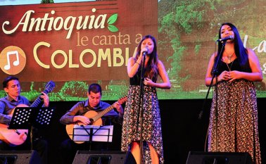 El Festival Antioquia le canta a Colombia es uno de los concursos musicales más tradicionales en el país. Colprensa