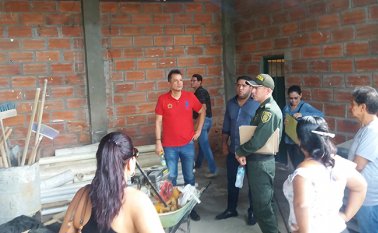 Así se recuperaría la seguridad que perdieron con el conflicto armado. Cortesía