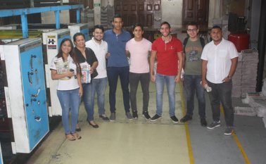 Estudiantes de la facultad de Ingeniería Industrial. Giovanny Rojas