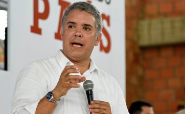 Iván Duque dijo que daba inicio al inicio al proceso de participación colectiva. Colprensa