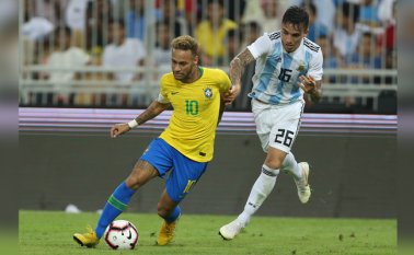Neymar tuvo una destacada participación en el encuentro.
AFP
