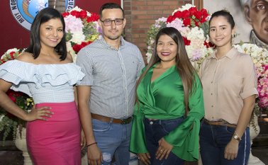 Angie Peinado, Javier Hernández, Tatiana Quintero y Daniela Hernández Niño.
Cortesía