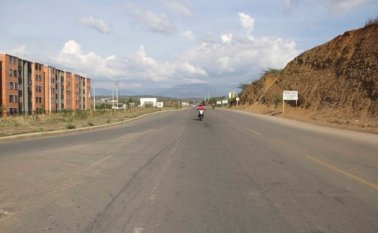 frente a la entrada del barrio Simón Bolívar. Archivo La Opinión