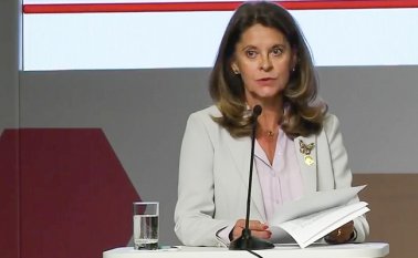 Vicepresidente de la República, Marta Lucía Ramírez. Colprensa