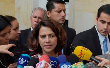 De acuerdo a la ministra del Interior, Nancy Patrica Gutiérrez, el Gobierno Nacional sí le ha dado importancia a los proyectos de la consulta. Colprensa