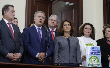 Hace un mes se anunció con bombos y platillos el gran acuerdo nacional alcanzado por el presidente Iván Duque con todos los partidos políticos, para sacar adelante un paquete anticorrupción. Colprensa