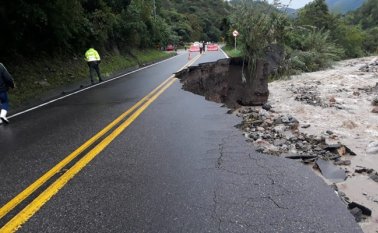 Gran pérdida de banca que se presenta en la zona. Cortesía