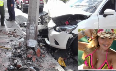 Olarte Ortegón conducía un Mazda 2, blanco, por el barrio San José de Envigado, cuando fue alcanzada por pistoleros. En el mismo vehículo sufrió el atentado en Cúcuta.
 Cortesía