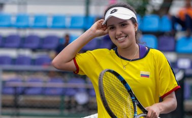 María Camila Osorio, tenista colombiana número 5 del mundo en el escalafón internacional juvenil. Colprensa